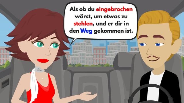 Deutsch lernen | Eine böse Frau zahlt Geld, um ihren Mann loswerden | Eine echte Geschichte смотреть онлайн