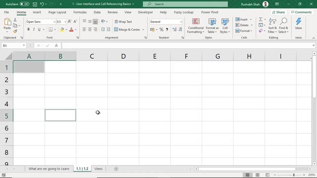 A Drop of Excel - 01 | User Interface and Cell Referencing Basics смотреть онлайн