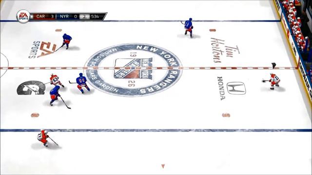 NHL Legacy Edition PS3 New York Rangers VS Carolina Hurricanes смотреть онлайн