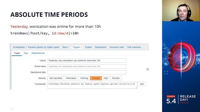 Triggers, Calculated and Aggregated items in Zabbix 5.4 смотреть онлайн