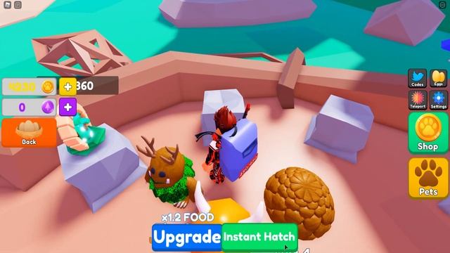 Роблокс, но эволюция питомцев в Pet Swarm Simulator смотреть онлайн