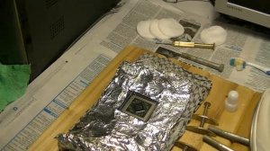 РЕМОНТ ПРОГРЕВ ВИДЕОКАРТЫ - ОТВАЛ ЧИПА