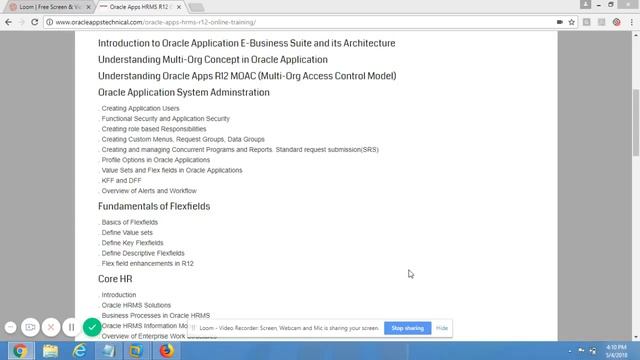 Creating Application Users - Oracle Apps R12 HRMS Online Training Course Videos Published on Udemy смотреть онлайн