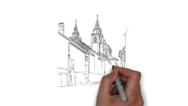 как нарисовать улицу Лондона,how to draw the streets of London,cómo dibujar las calles de Londres смотреть онлайн