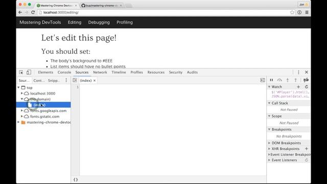 Chrome DevTools Sources Panel Workspaces 21M cop смотреть онлайн