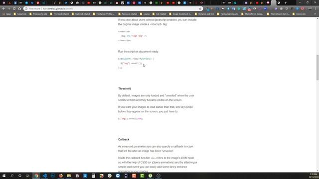 Simple Lazy loading images using jQuery смотреть онлайн