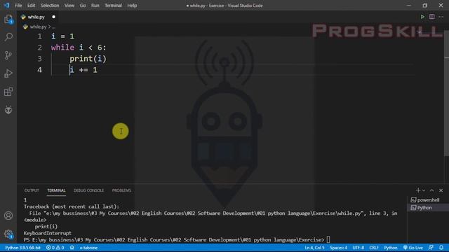 Learn Python While Loop - Python tutorial for beginners 12 смотреть онлайн