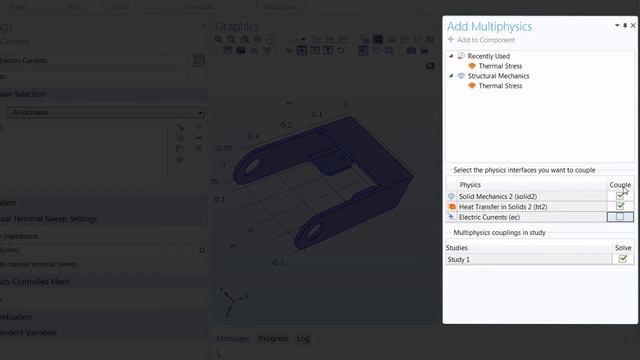 How to Add Multiple Physics to a Model Geometry in COMSOL® смотреть онлайн