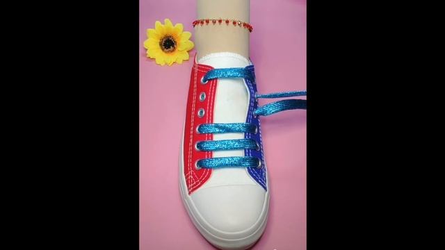 Завязать красиво шнурки детям! Модные тренды!