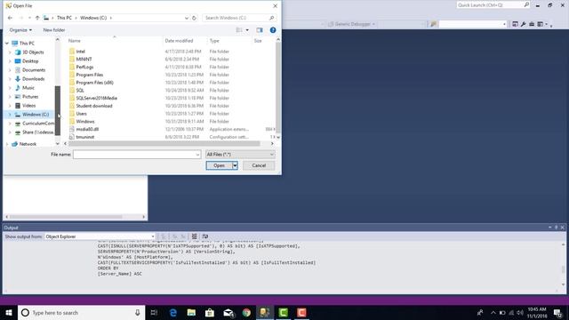 How to create the AP database in SQL Server 2016 смотреть онлайн