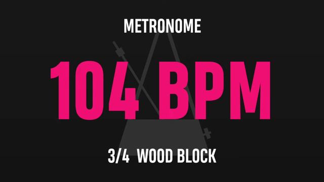 104 BPM 3/4 - Best Metronome (Sound : Wood block) смотреть онлайн