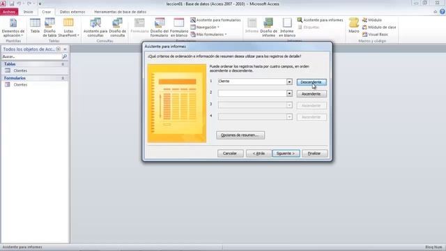 MS Access 2010: Tema 5: Informes смотреть онлайн