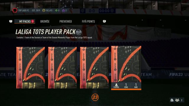 3 x GUARANTEED LA LIGA TOTS UPGRADE PACK😍 - FIFA 23 Ultimate Team смотреть онлайн