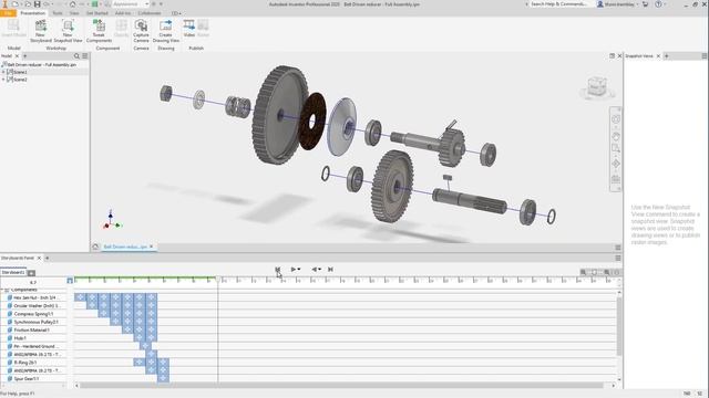 Animate assembly or service instruction in Autodesk Inventor смотреть онлайн