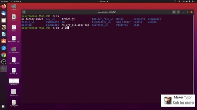 LD06 small lidar - How to use the Lidar LD06 ROS2 смотреть онлайн
