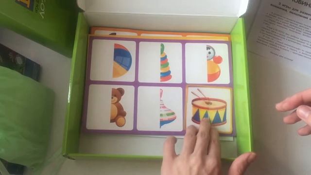 Развивающие игрушки. IQ лото половинки.