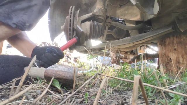 Замена шаровой опоры. БЫСТРО и без съёмника. смотреть онлайн