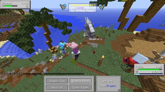 EPIC LEGENDARY POKEMON BATTLE! (Minecraft Pixelmon) смотреть онлайн