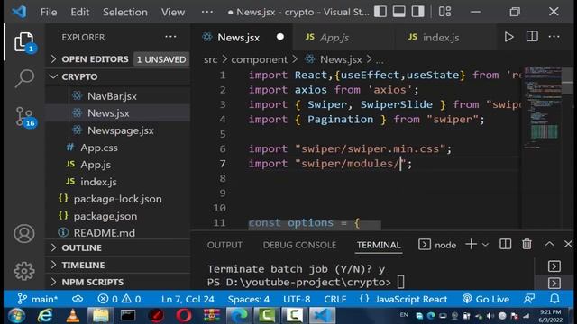 React Swiper || setup in react project (Like & Subscribe ) смотреть онлайн