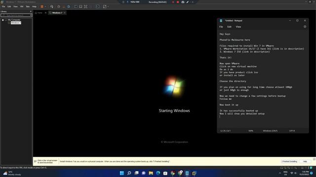How to Install Windows 7 on VMware Workstation Pro 16/17 | @PhoneFix.Melbourne смотреть онлайн