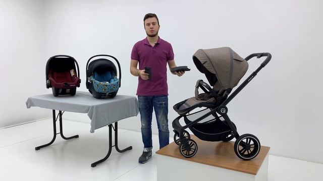 Адаптер для установки автокресел Cybex и Maxi-Cosi на шасси коляски RANT Flex смотреть онлайн