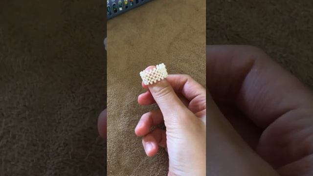 описание съель #бисер #бисероплетение #ручнаяробота смотреть онлайн