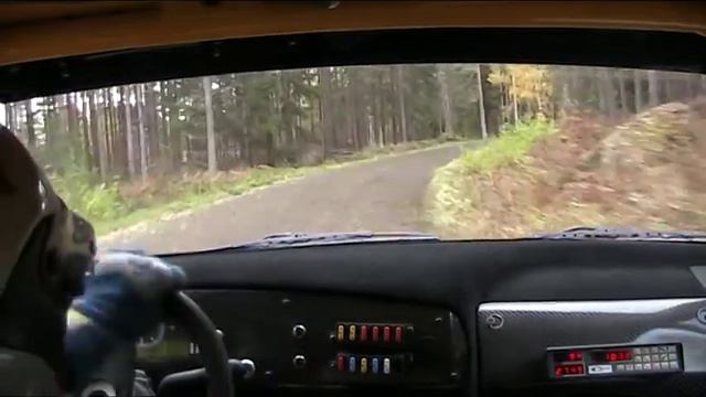In-car Rikspokalen 2009 SS2 Fredrik Eriksson Daniel Edorsson Golf Mk3 смотреть онлайн