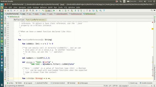 Android Kotlin Tutorial #183 - Reflection - Function References смотреть онлайн