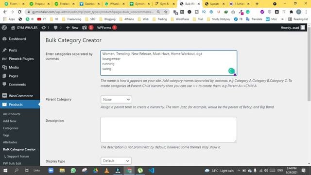How to Create WooCommerce Categories in Bulk? | Bulk WooCommerce Category Creator | Kashif Mahmood смотреть онлайн