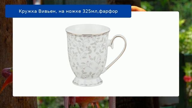 Кружка Вивьен, на ножке 325мл,фарфор обзор смотреть онлайн