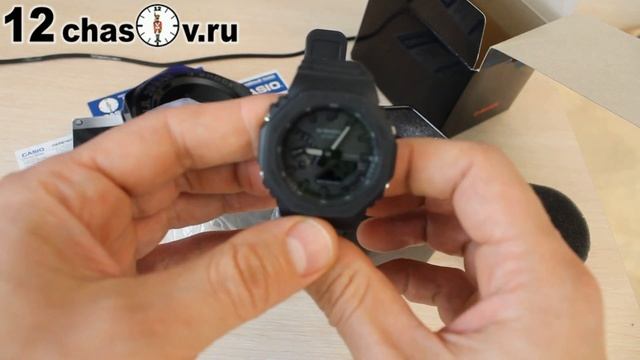 Часы Casio G Shock GA 2100 1A1 смотреть онлайн