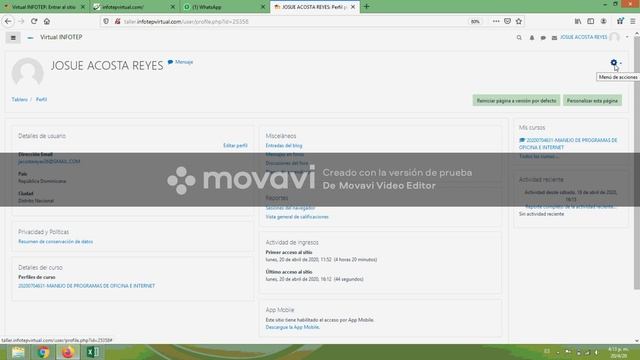 Tutorial INFOTEP Virtual para estudiantes (Wascar Hernández) смотреть онлайн