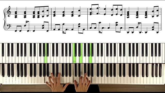 Lady Gaga - Bloody Mary (piano Cover с нотами)