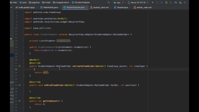 ArrayList-Recyclerview-RecyclerviewAdapter-LayoutMannager - Android tutorial sinhala #13-2 смотреть онлайн