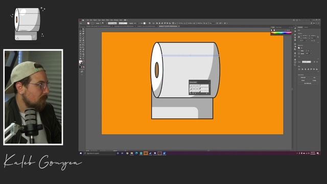 EASY Adobe Illustrator tutorial: Vector Toilet Paper 2020 смотреть онлайн