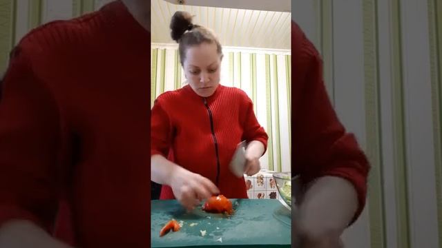 Салат из салата "Айсберг". смотреть онлайн