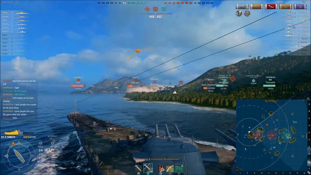 YAMATO - 9 kills Game - World of Warships - 3300 Base XP смотреть онлайн