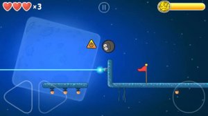 Как пройти 54 уровень в Red Ball