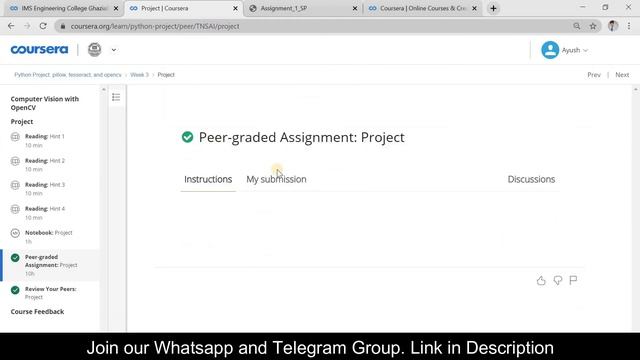Python Project: pillow tesseract and opencv[Course 5]Solutions Python 3 Programming #courseraanswer смотреть онлайн