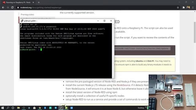 How to install Node Rad in raspberry pi 4b | hindi смотреть онлайн
