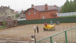Утрамбовка щебня  20х40