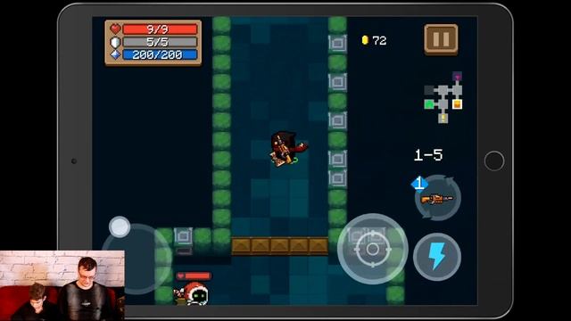 Soul Knight - играем в мультиплеер Соул Кнайт по сети вдвоем (iOS)