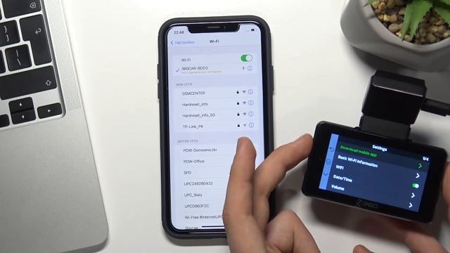 360 DASHCAM G500H  / как подключить видеорегистратор 360 DASHCAM G500H к айфону?