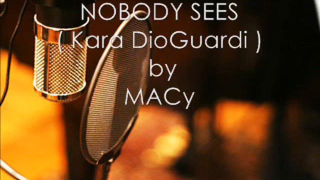 Nobody Sees ( Kara DIoGuardi) by MACy acapella w/ lyrics смотреть онлайн