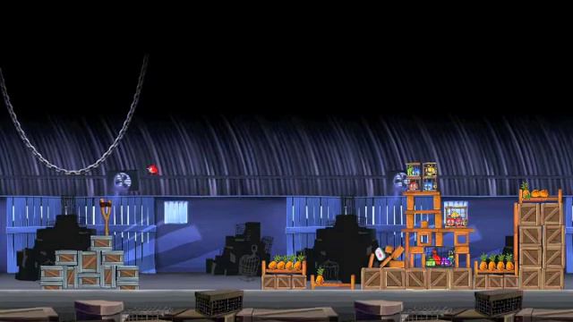 Angry Birds Rio Smugglers's Den 1-12 Mighty Eagle 100% Total Distruction walkthrough video смотреть онлайн