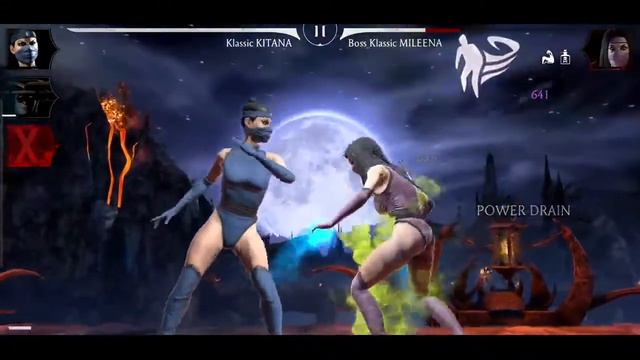 Mortal Kombat Mobile - Klassic Mileena Boss Fight!! смотреть онлайн