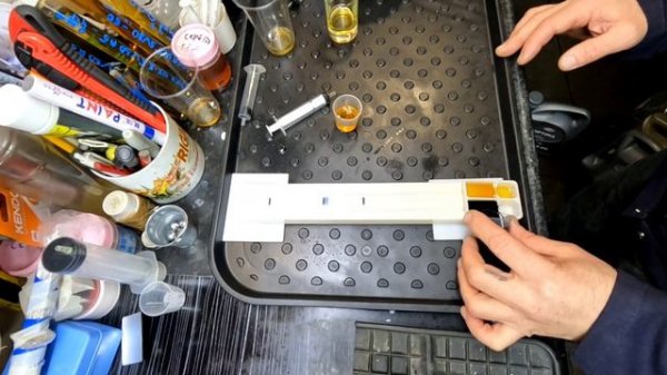 Отработка 5850 км 350 м/ч ZEPRO IDEMITSU 5w30 DL-1 + Ceratec тест на четырехшариковой машине трения