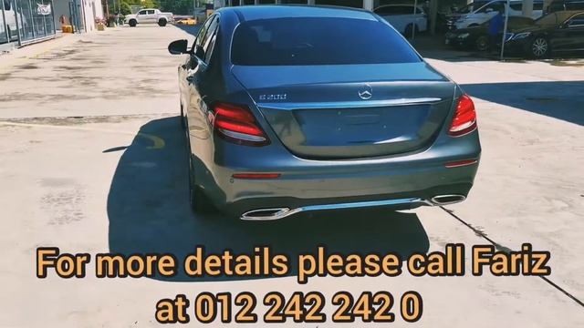 MERCEDES E200 AMG UNREGISTERED RECON MALAYSIA(W213) смотреть онлайн