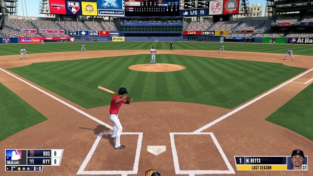 RBI Baseball 16 (PS4) Red Sox vs Yankees Gameplay (Full 5 inning Game) смотреть онлайн