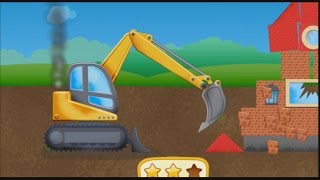 Мультики про машинки Видео для детей. Экскаватор Землетрясение. Новинка Осень 2016.mp4 смотреть онлайн